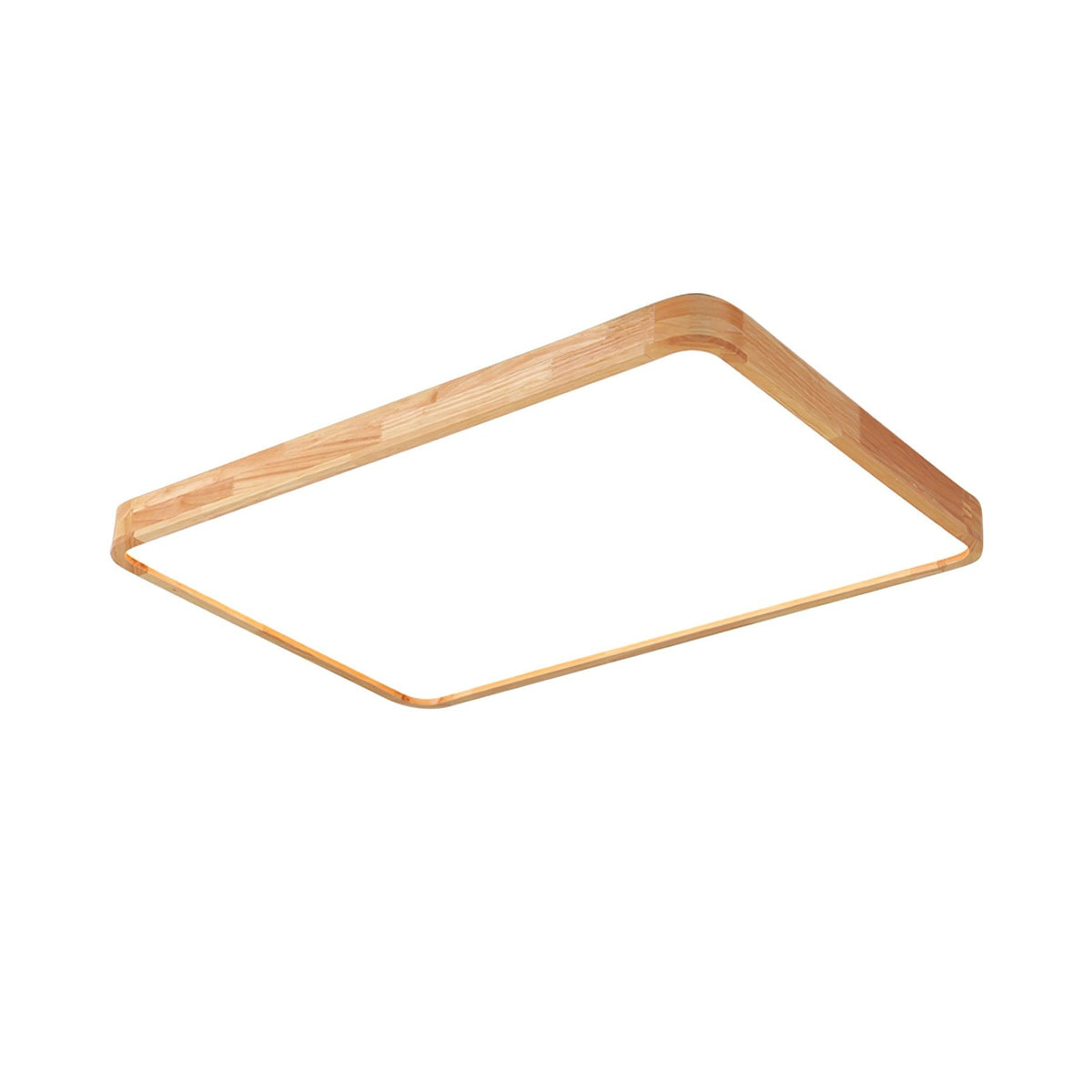 Moderner nordischer runder Holz-LED-Deckenleuchte, 1-flammig  