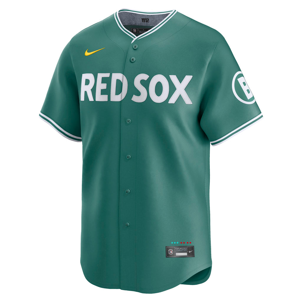 Jersey limitado Nike City Connect 2025 de los Boston Red Sox de la MLB - Verde