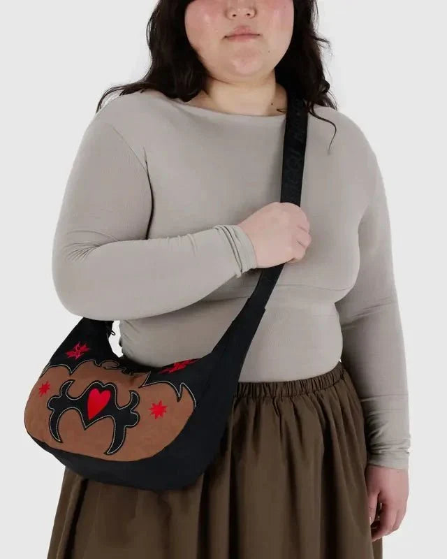 BAGGU Crescent Bag Medium Extended 47" Strap - Recycled