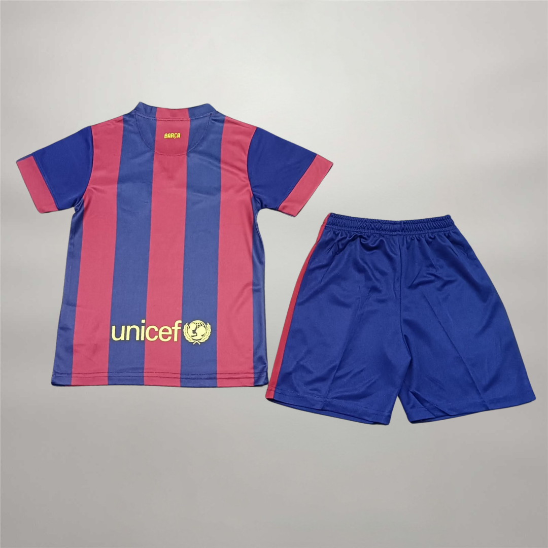 Equipación Completa Barcelona Local 2014/15 - Niños
