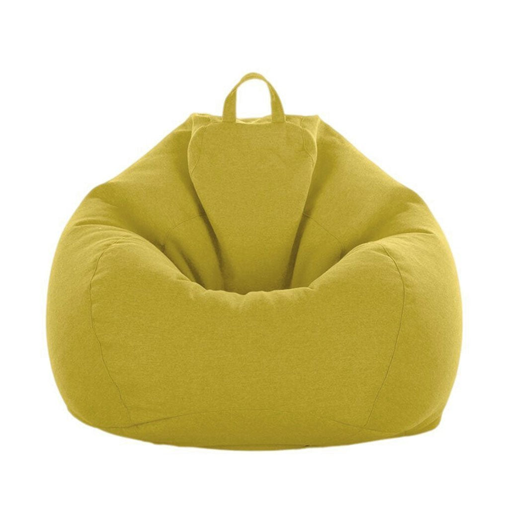 Copertura in Lino Naturale per Sacco a Fagioli per Peluche