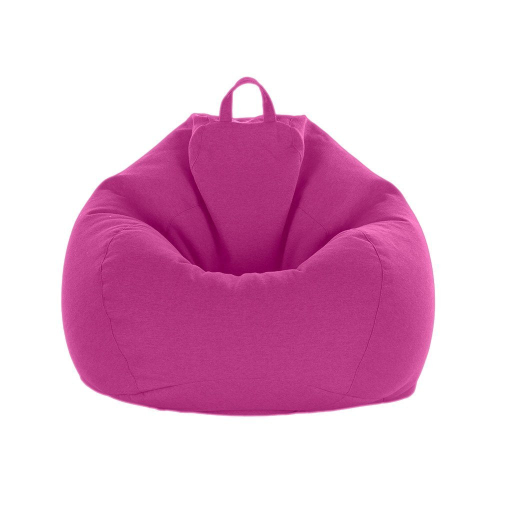 Copertura in Lino Naturale per Sacco a Fagioli per Peluche