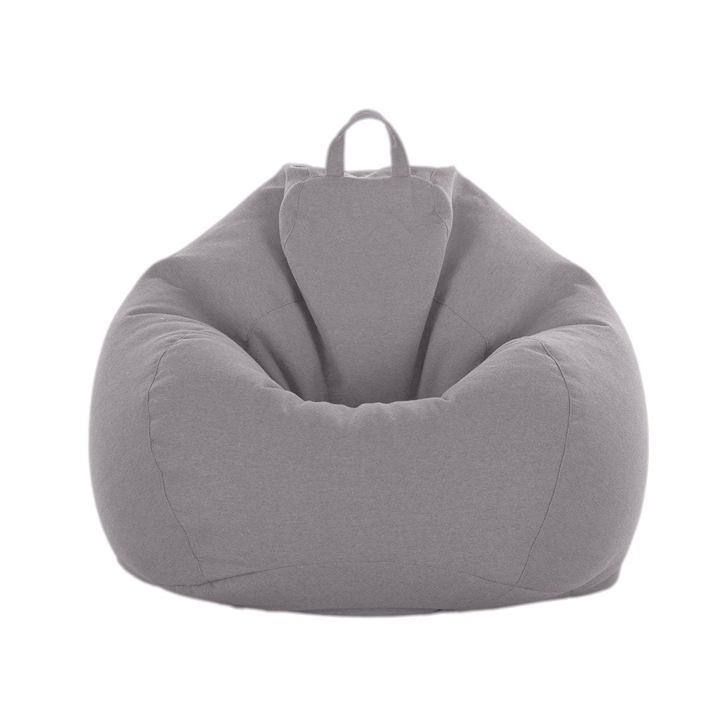 Copertura in Lino Naturale per Sacco a Fagioli per Peluche