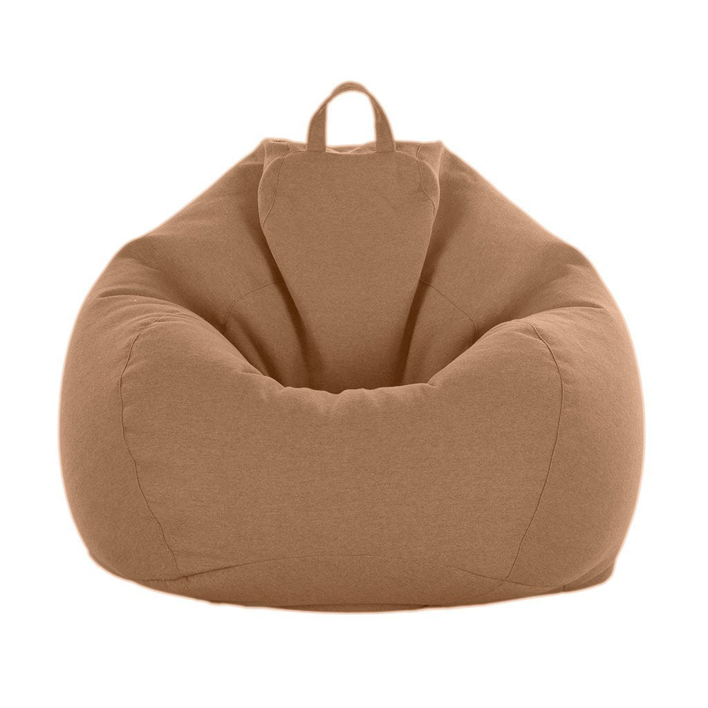 Copertura in Lino Naturale per Sacco a Fagioli per Peluche