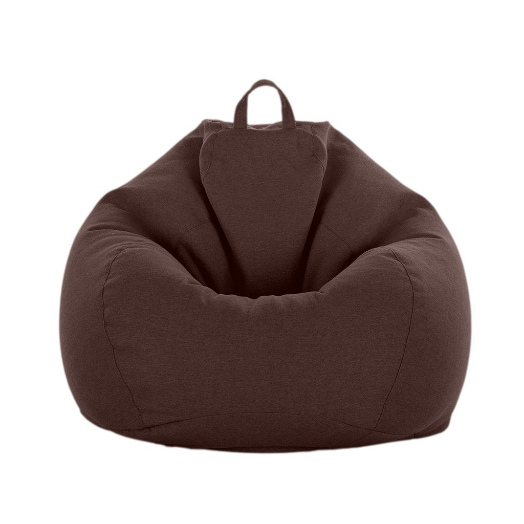 Copertura in Lino Naturale per Sacco a Fagioli per Peluche
