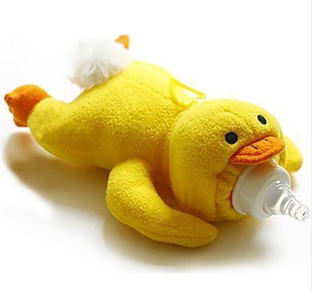 Cute Animal 2-in-1 Feeding Bottle Warmer and Plush Toy