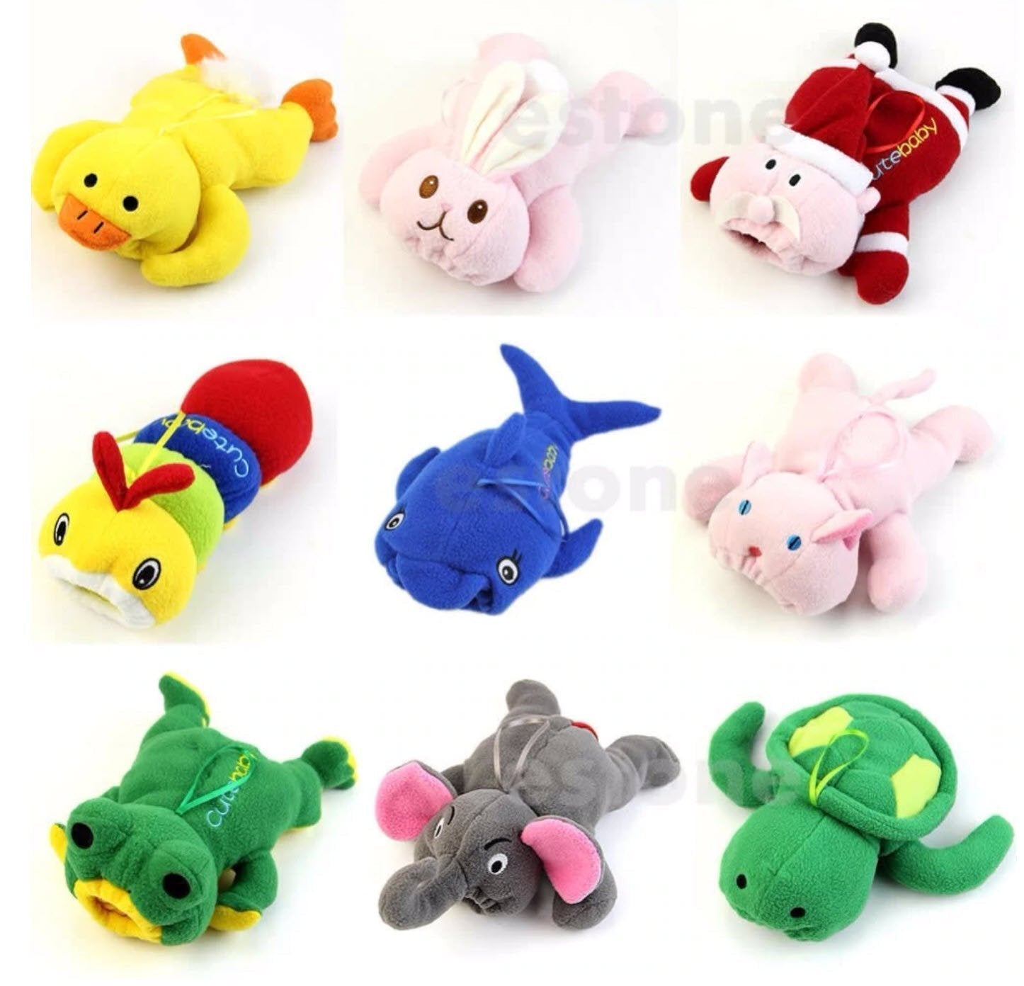 Cute Animal 2-in-1 Feeding Bottle Warmer and Plush Toy