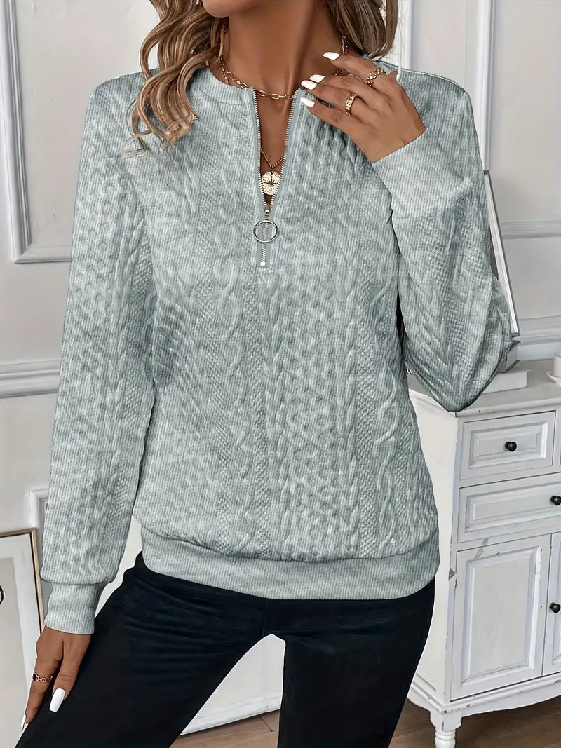 Puili | Reißverschluss Pullover
