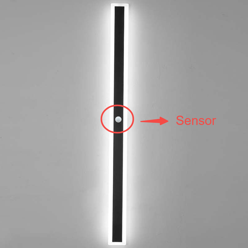 Luz lineal impermeable moderna minimalista LED para pared
