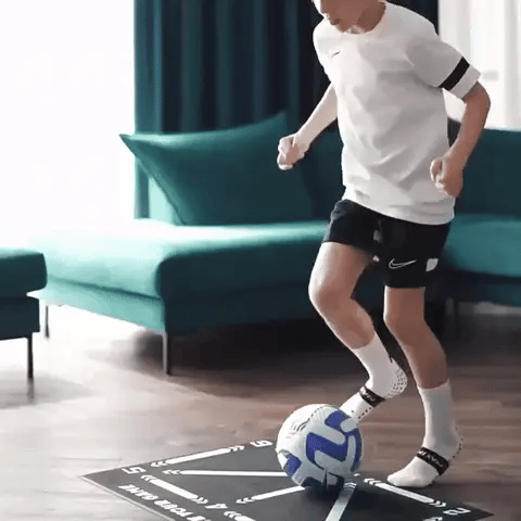Alfombra de entrenamiento profesional de fútbol y programa de entrenamiento en video