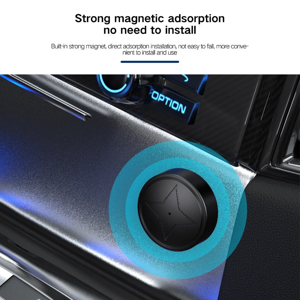GPS Tracker with Strong Magnetic Attachment | Anti-Loss Vehicle Tracking Device for Cars and Motorcycles