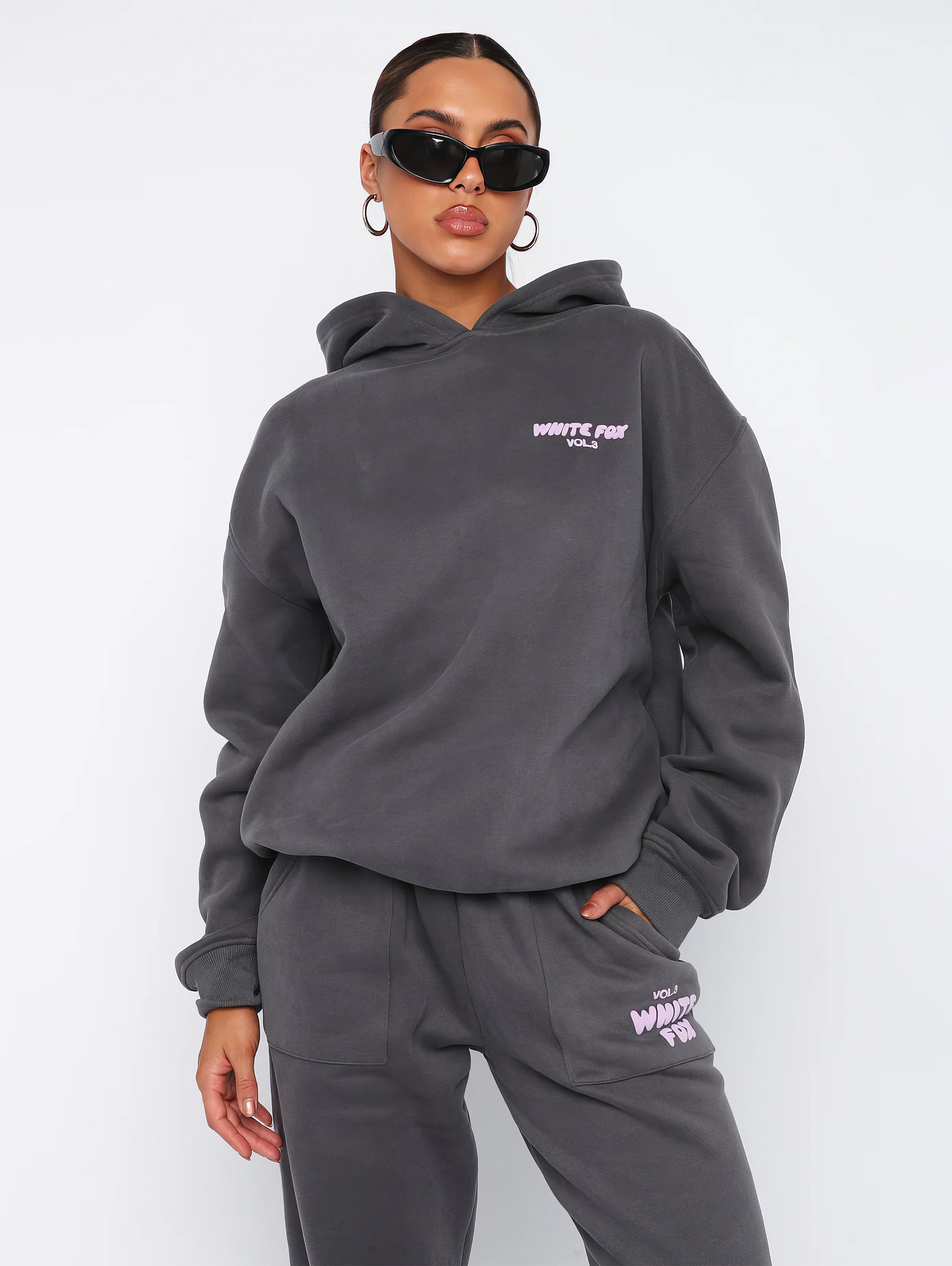WhiteFox Set | Women’s Hoodie & Pants Tracksuit