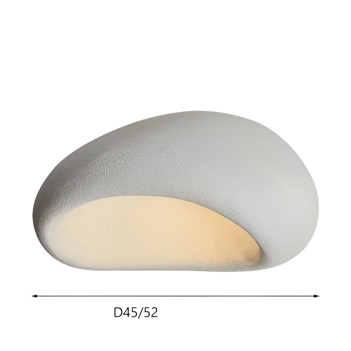 Nordic Wabi-Sabi Minimalist LED Stone Ceiling Light