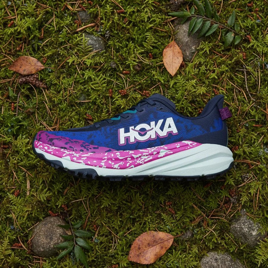 Zapatillas de trail running acolchadas y ligeras Hoka Speedgoat 6 – Entrenadores de exterior con alta tracción