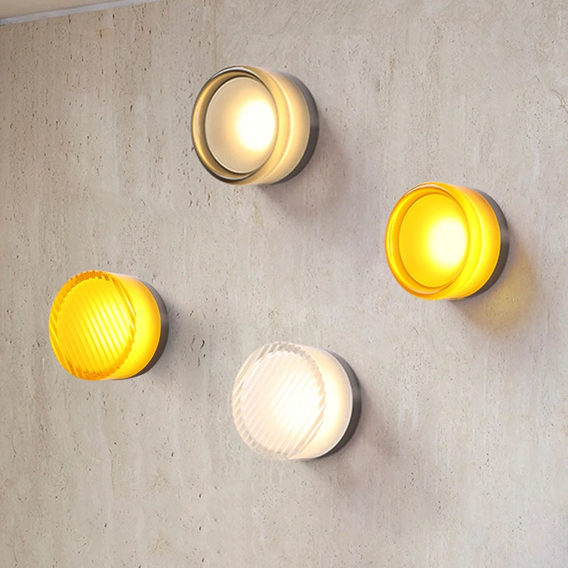 Nordische Acryl Dimple LED-Wandleuchte 1-flammig