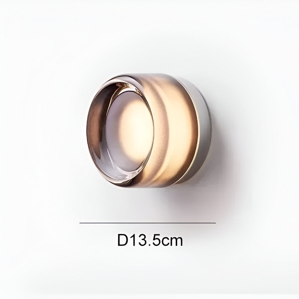 Nordische Acryl Dimple LED-Wandleuchte 1-flammig