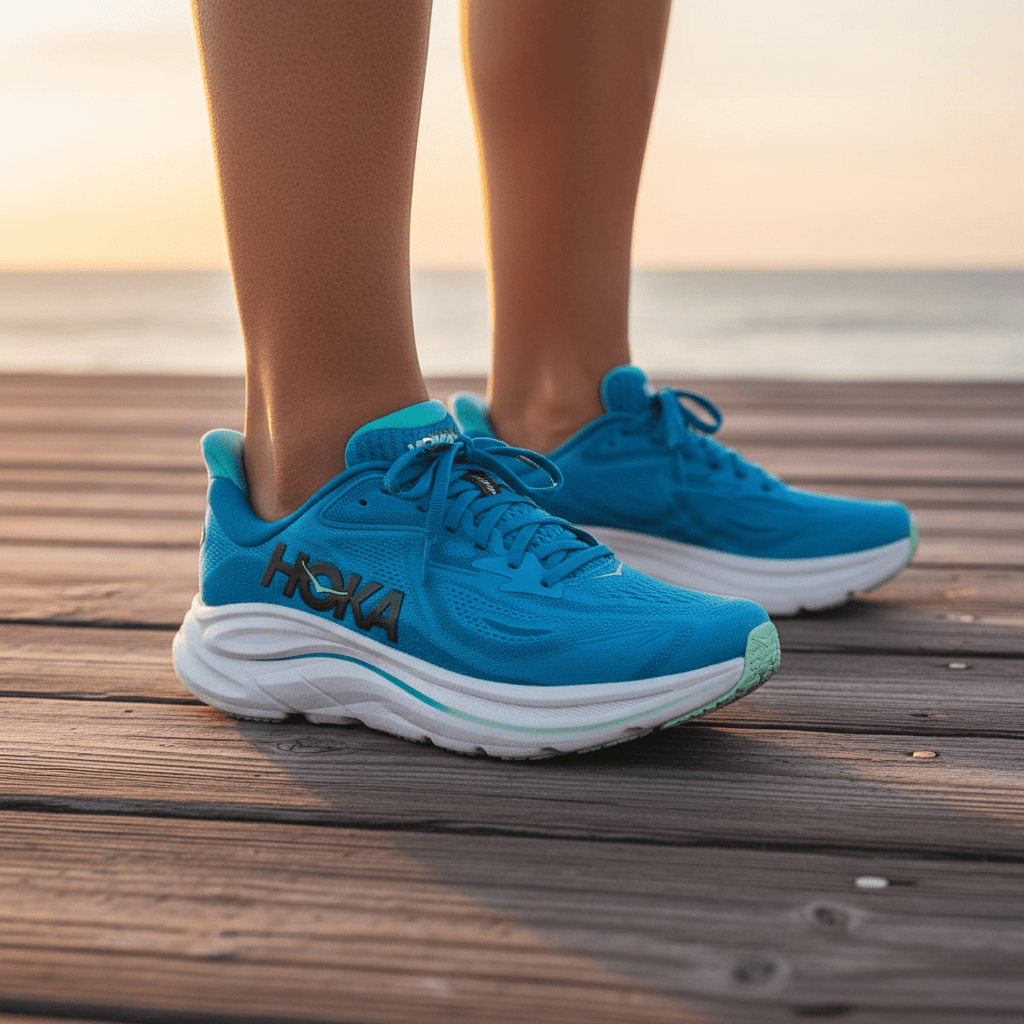 Hoka Clifton 10 Leichte, gedämpfte Laufschuhe – Atmungsaktive EVA-Straßenlaufschuhe