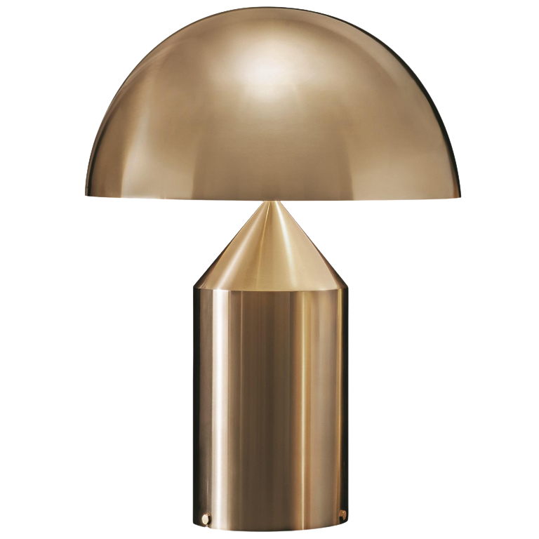 Nordic Brass Dome LED Table Lamp 3-Light