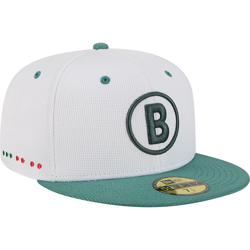 MLB Boston Red Sox New Era 2025 City Connect Batting Practice 59FIFTY Fitted Pet - Wit