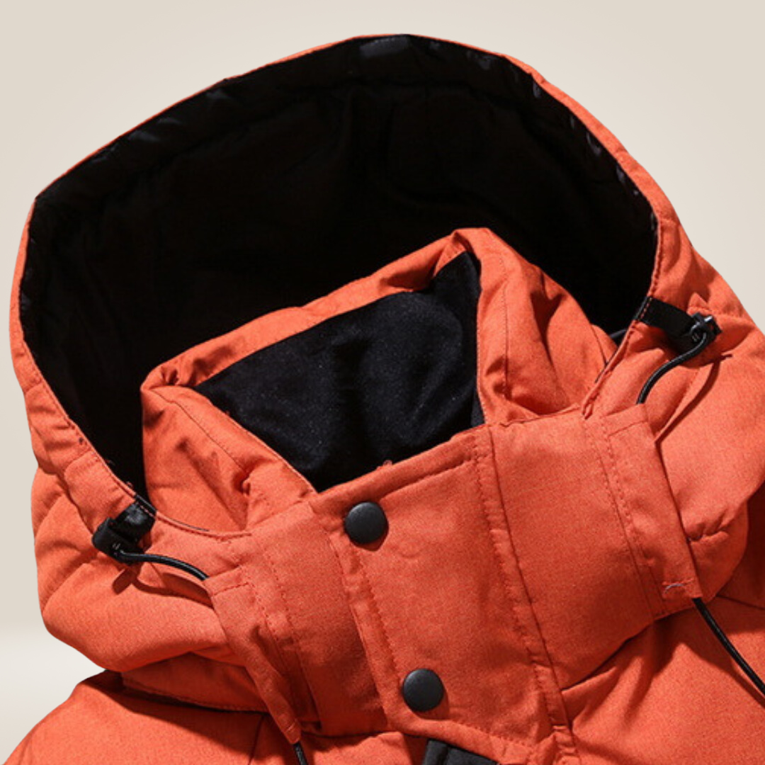 Nordfall Herren Parka Winterjacke – dick gefüttert, wasserdicht & winddicht  