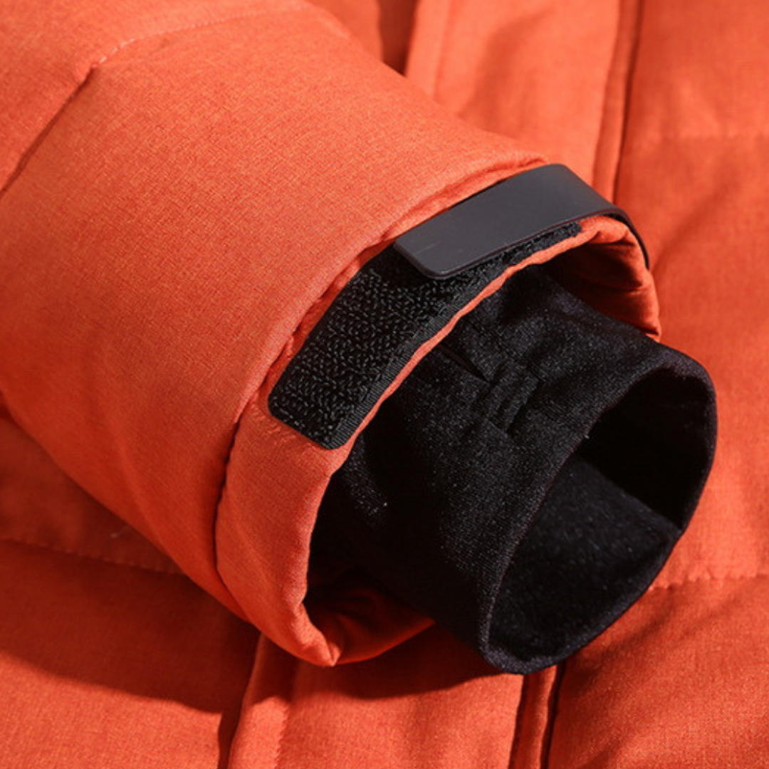 Nordfall Men’s Parka Winter Jacket – Thick Fleece-Lined Waterproof & Windproof Coat
