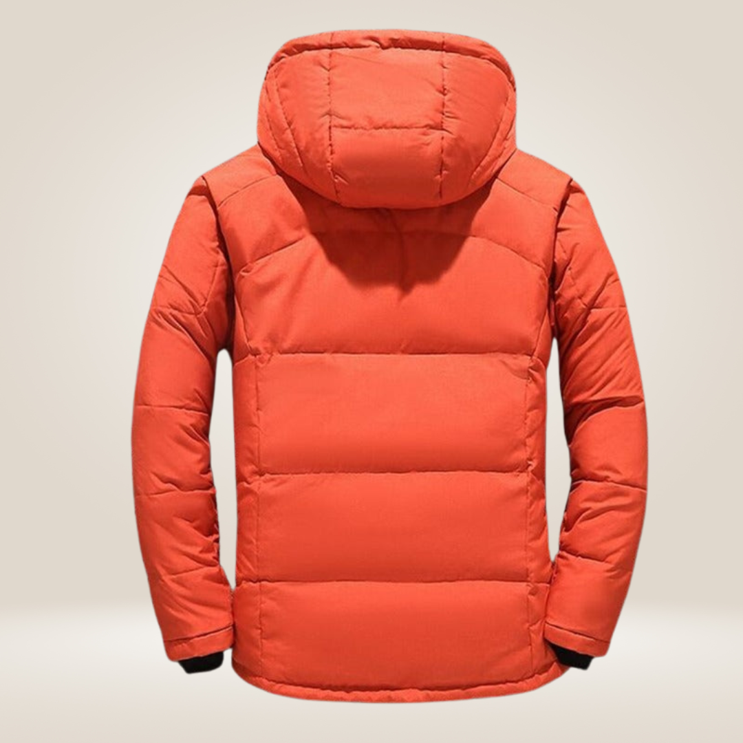 Nordfall Men’s Parka Winter Jacket – Thick Fleece-Lined Waterproof & Windproof Coat