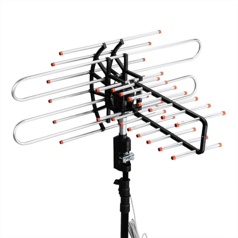 Outdoor-Fernsehantenne mit großer Reichweite über 500 Meilen mit UHF/VHF/FM-Radio