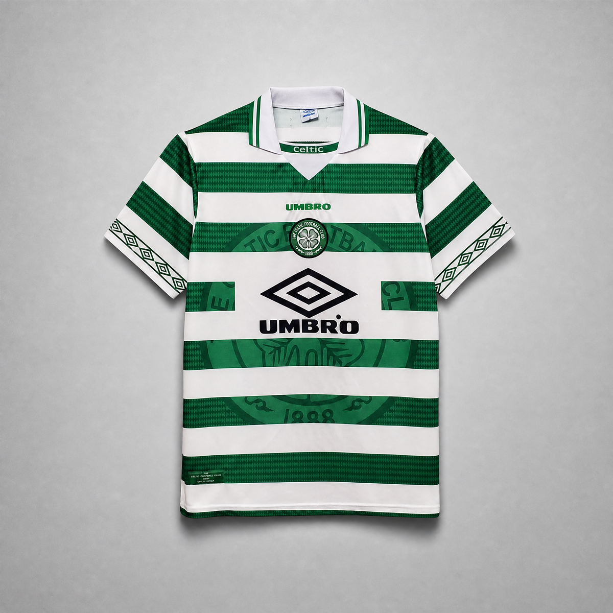 Celtic Home Jersey 1997/98 - NO NAME NO NUMBER - L