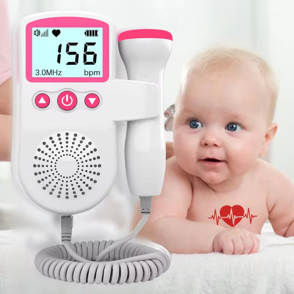 Foetale hartslag Doppler met verbeterde gevoeligheid - duidelijke en precieze hartslagmetingen voor aanstaande ouders om verbonden te blijven met hun baby