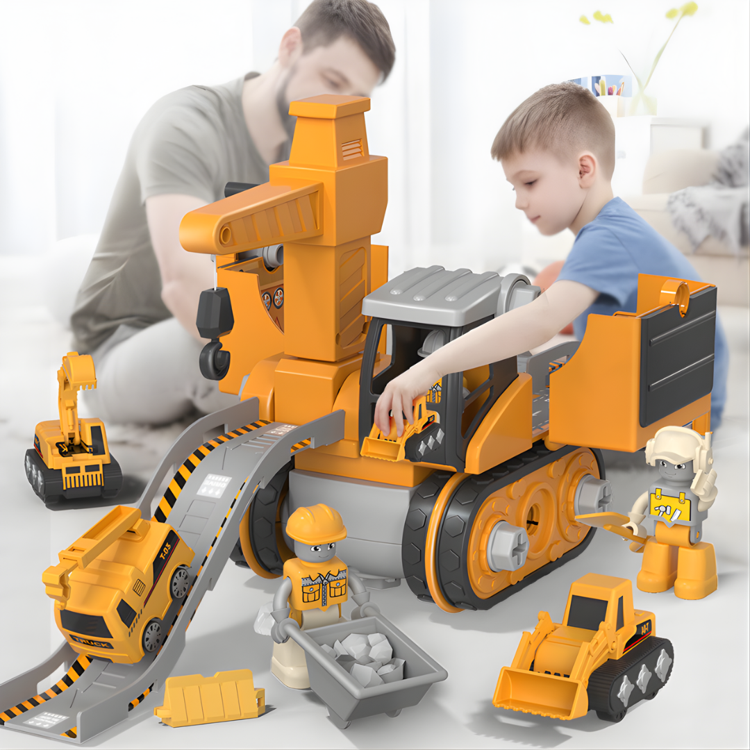 STEM constructiespeelgoed set bouwbare educatieve vrachtwagens voor kinderen