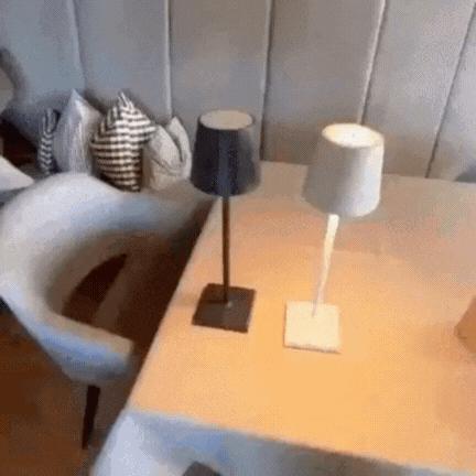 Lampada da tavolo LED moderna scandinava in alluminio 1 luce