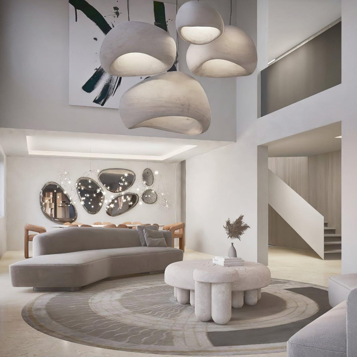 Lampadario moderno minimalista a cupola con LED a 1 luce