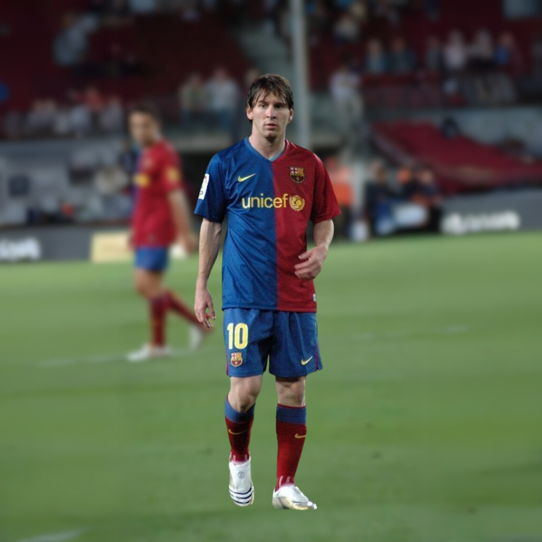 Camiseta de local Messi Barcelona 2008/09