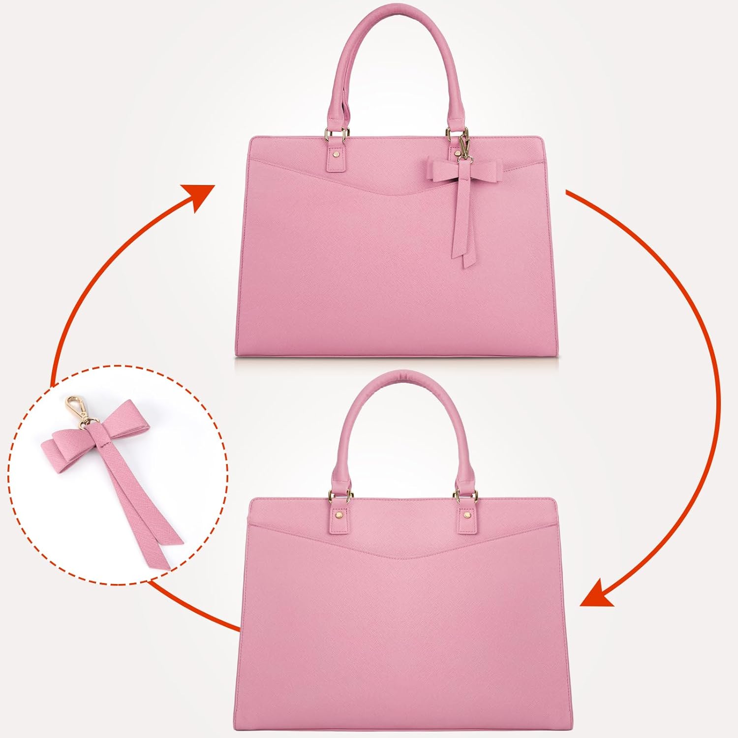 Women’s Work Laptop Tote Bag with Organised Multi-Compartment Layout