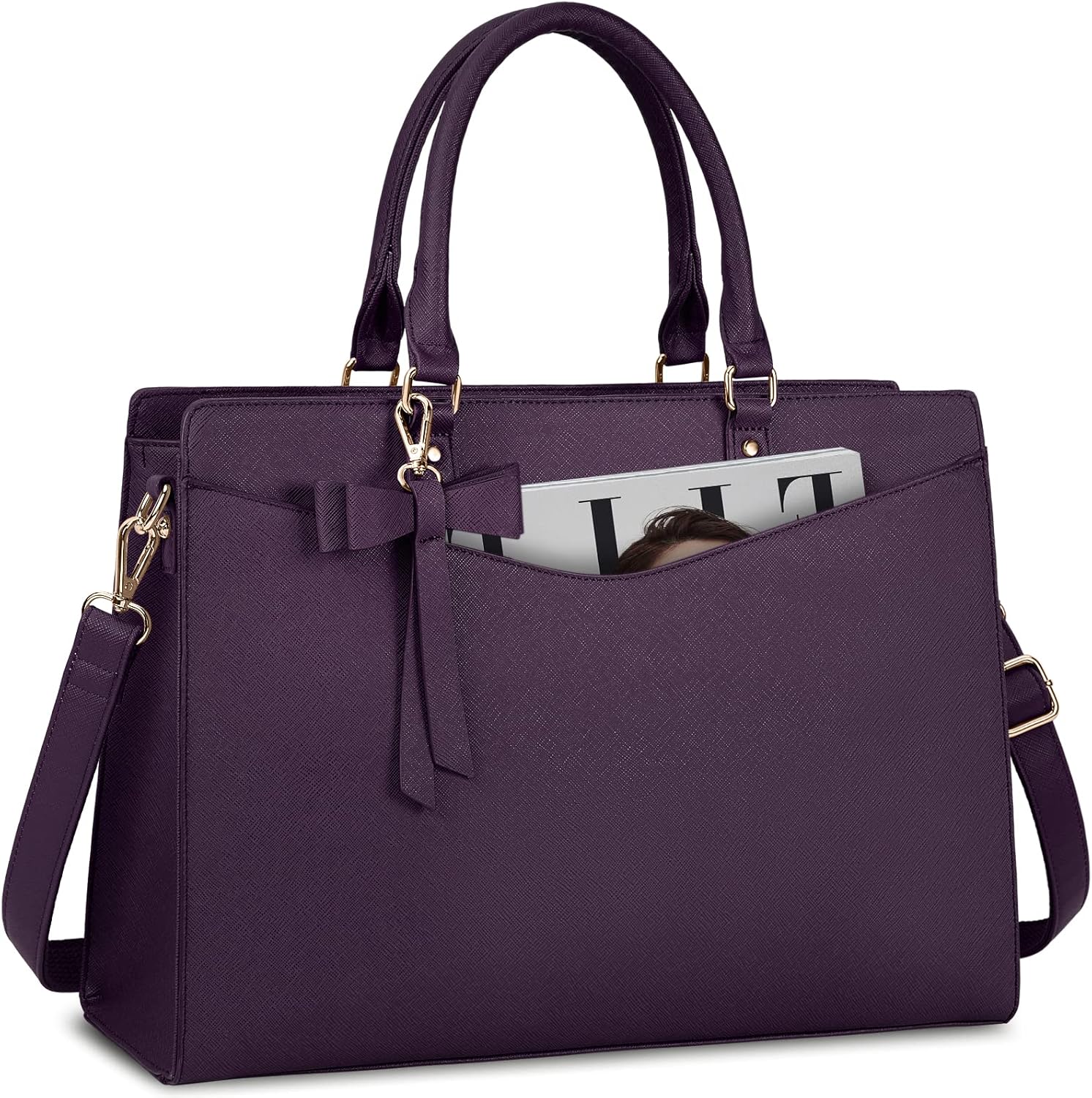 Women’s Work Laptop Tote Bag with Organised Multi-Compartment Layout