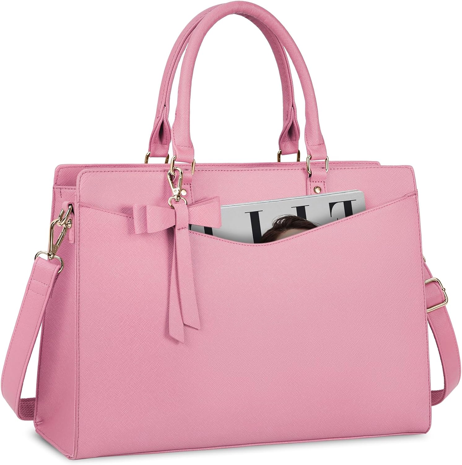 Women’s Work Laptop Tote Bag with Organised Multi-Compartment Layout