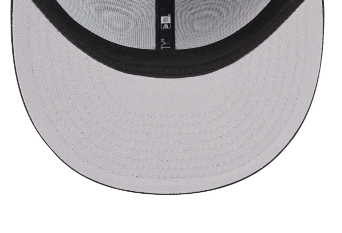 Los Angeles Dodgers 2025 World Series Champions Gray & Black 59FIFTY Fitted Hat