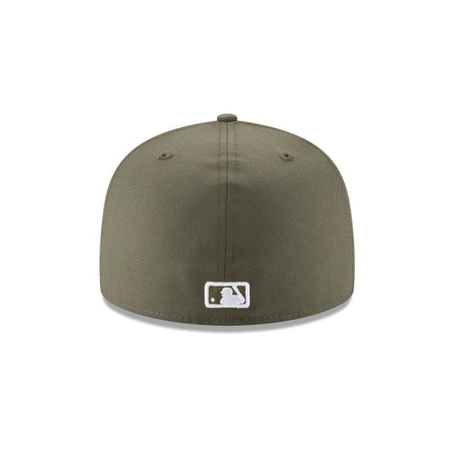 Los Angeles Dodgers 2025 World Series Kampioenen Olive 59FIFTY Fitted Hoed