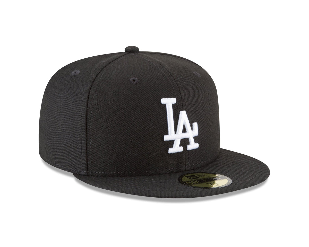 Los Angeles Dodgers Authentic Collection 2024 Black and White 59FIFTY Fitted