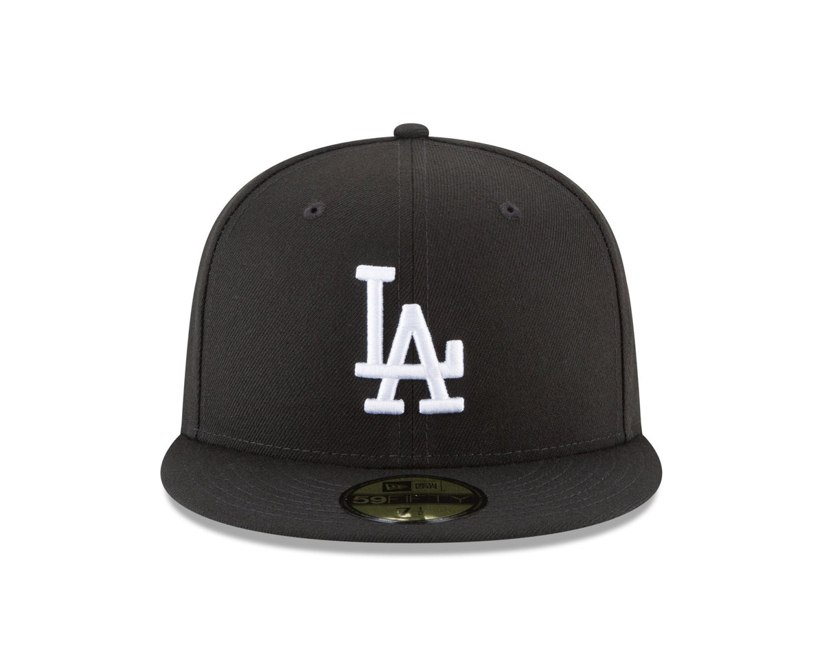 Los Angeles Dodgers Zwart & Wit Achtereenvolgende Kampioenen Patch New Era 59FIFTY  