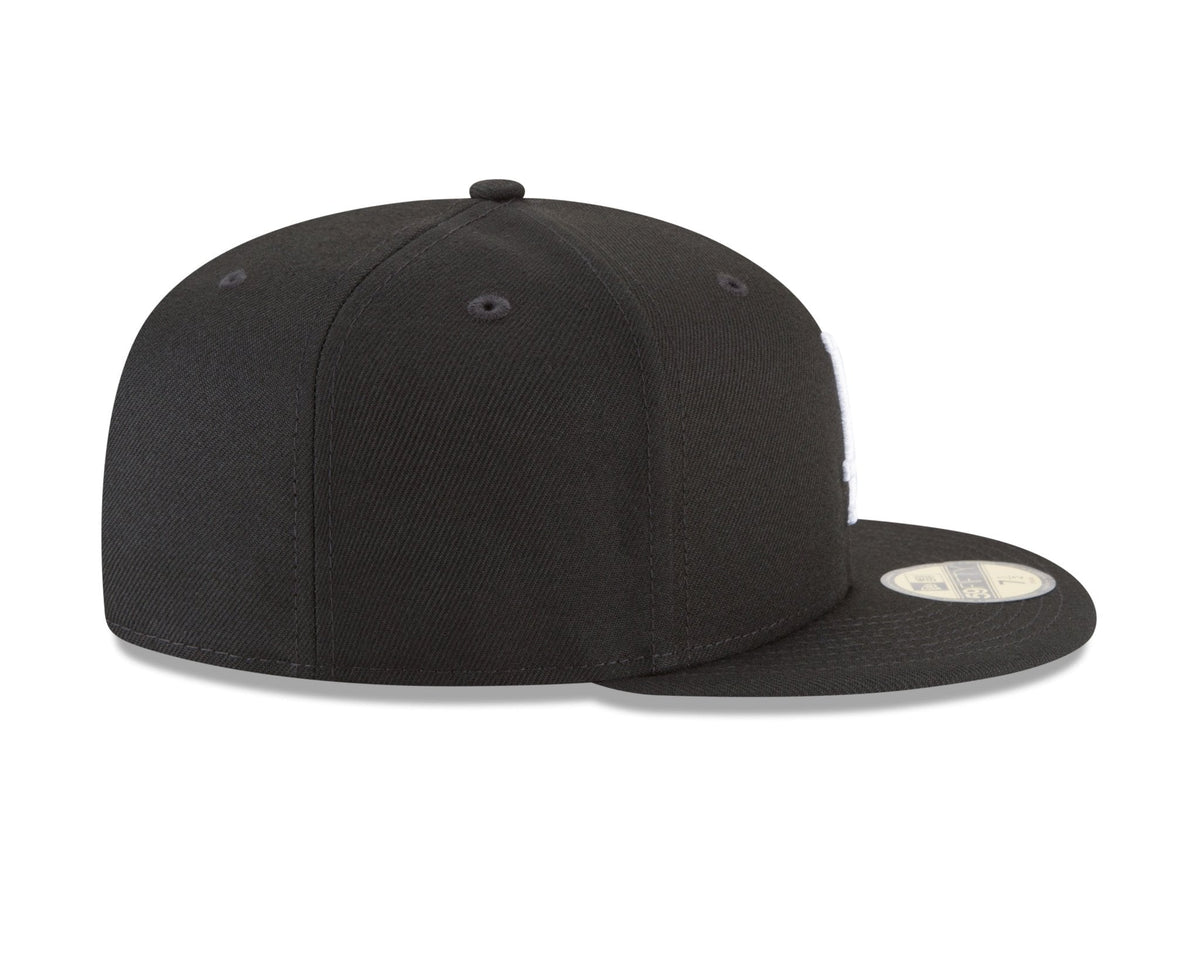 Los Angeles Dodgers Authentic Collection 2024 Black and White 59FIFTY Fitted