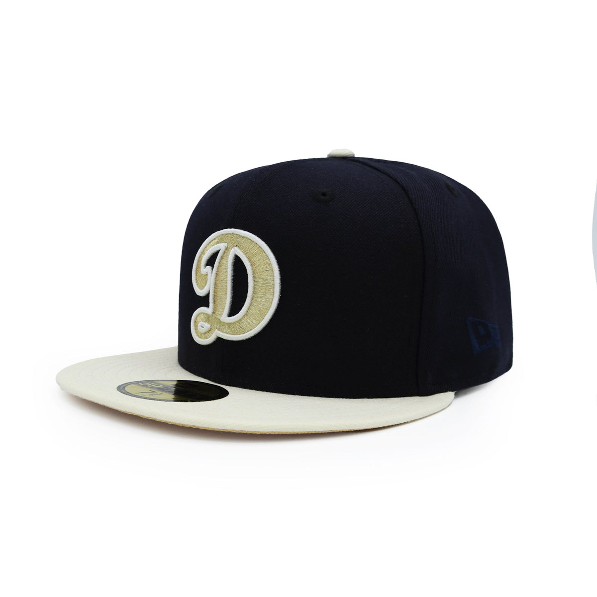 Gorra ajustada Los Angeles Dodgers Oro D Marino 59FIFTY