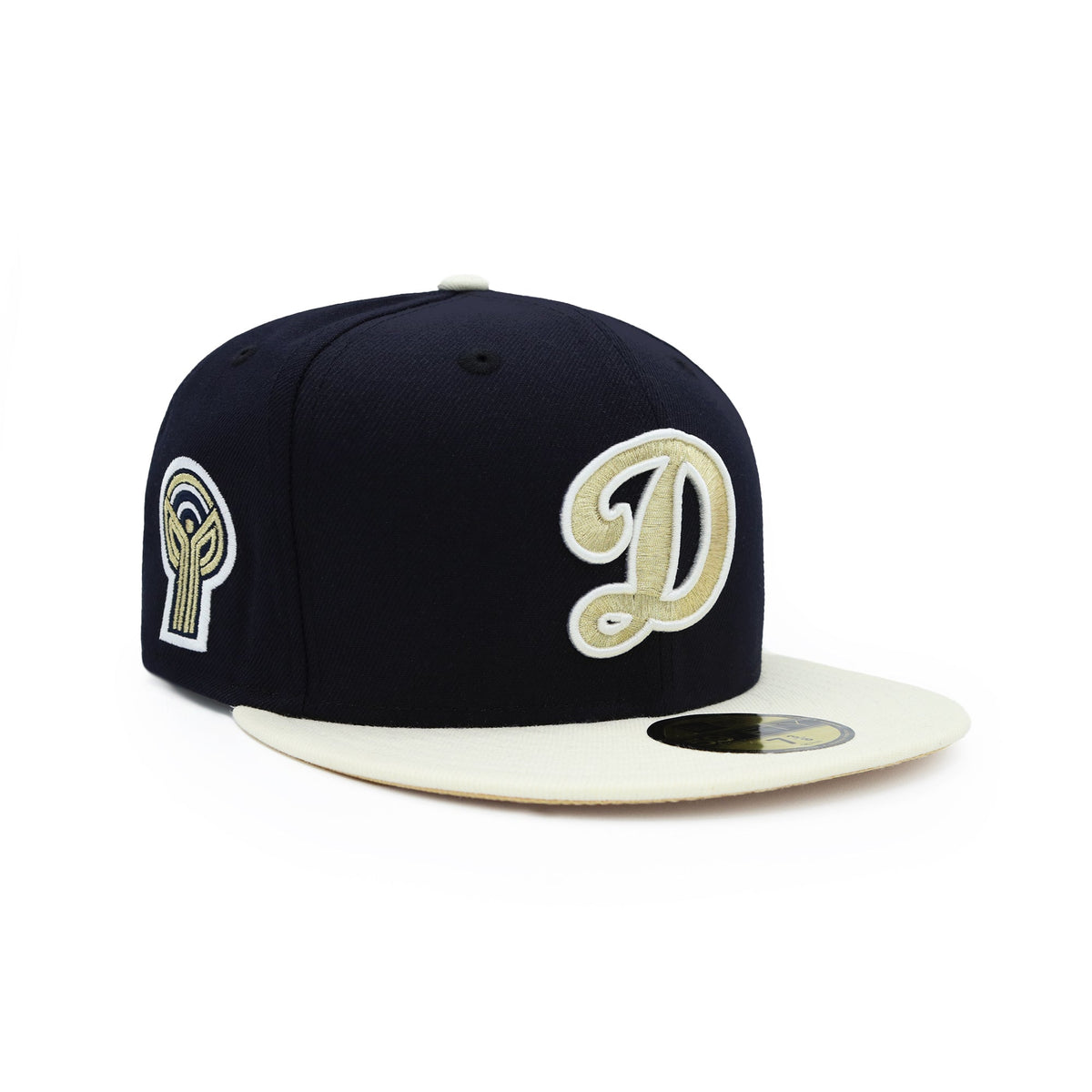 Gorra ajustada Los Angeles Dodgers Oro D Marino 59FIFTY
