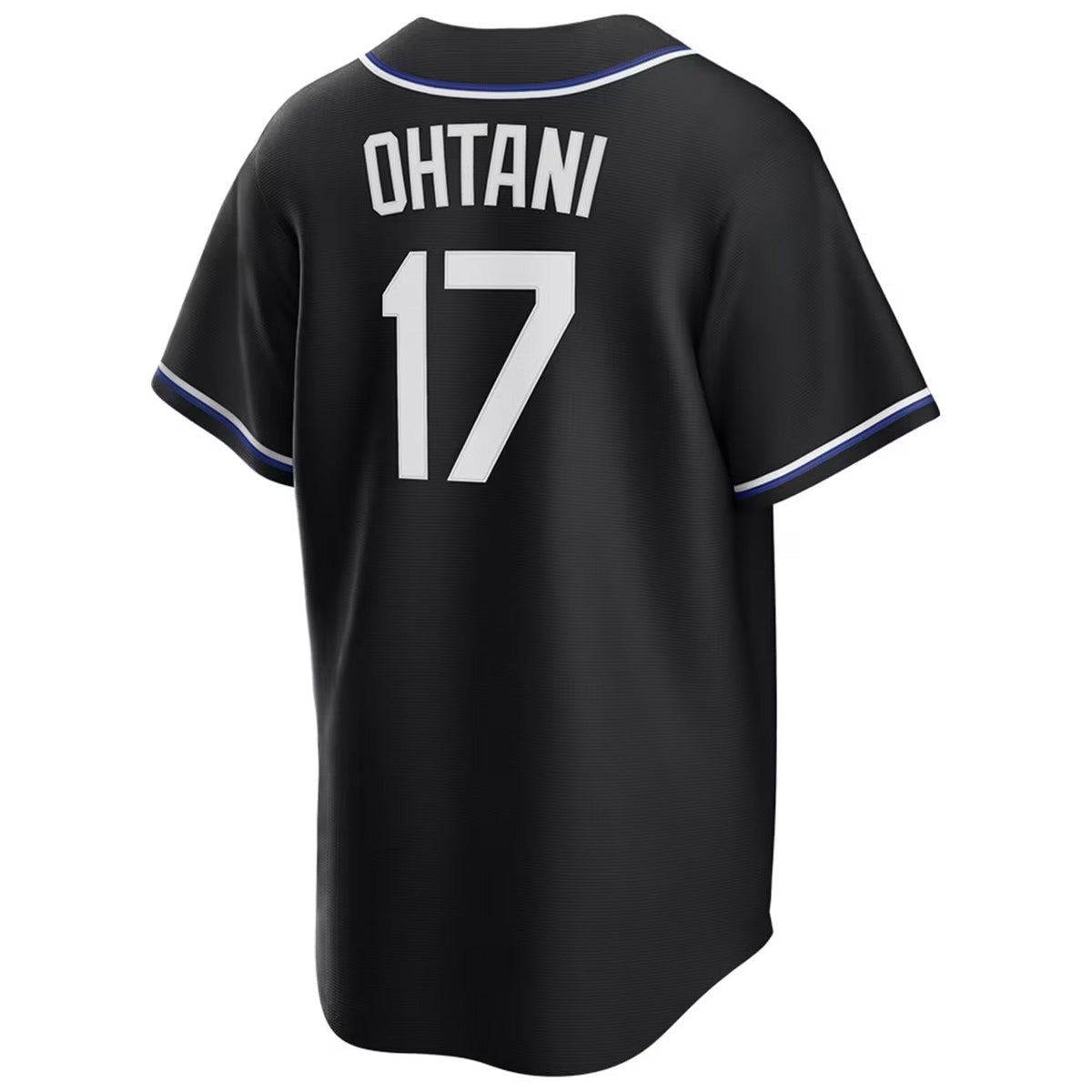Camiseta réplica de local Los Angeles Dodgers Shohei Ohtani #17 "Lights Out" Negra