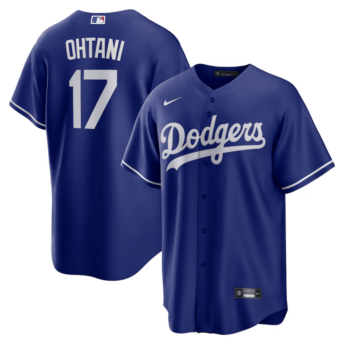 Camiseta réplica Los Angeles Dodgers Shohei Ohtani #17 Azul Real