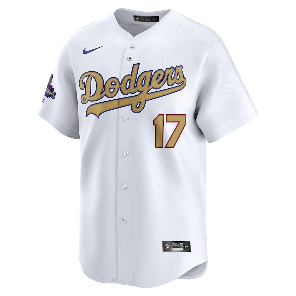 Jersey limitado Nike® de Shohei Ohtani, campeón de la Serie Mundial 2024 de Los Angeles Dodgers