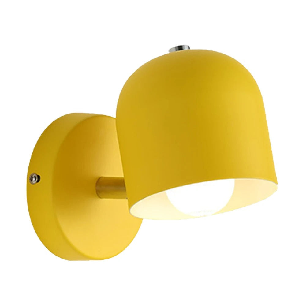 Applique da parete moderno a cupola Macaron LED 1 luce