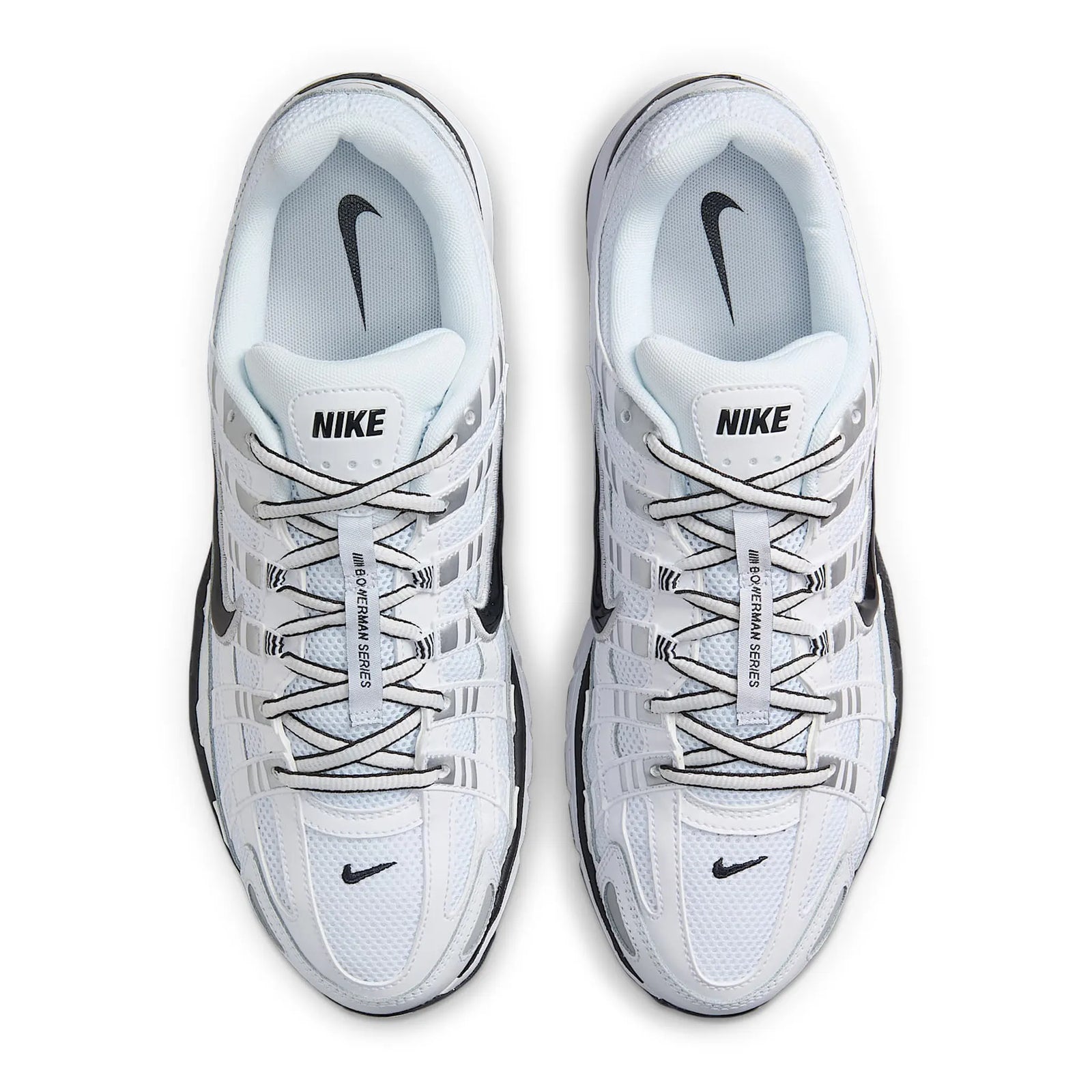 Nike P-6000 'Hvid Sort Metallic Sølv'