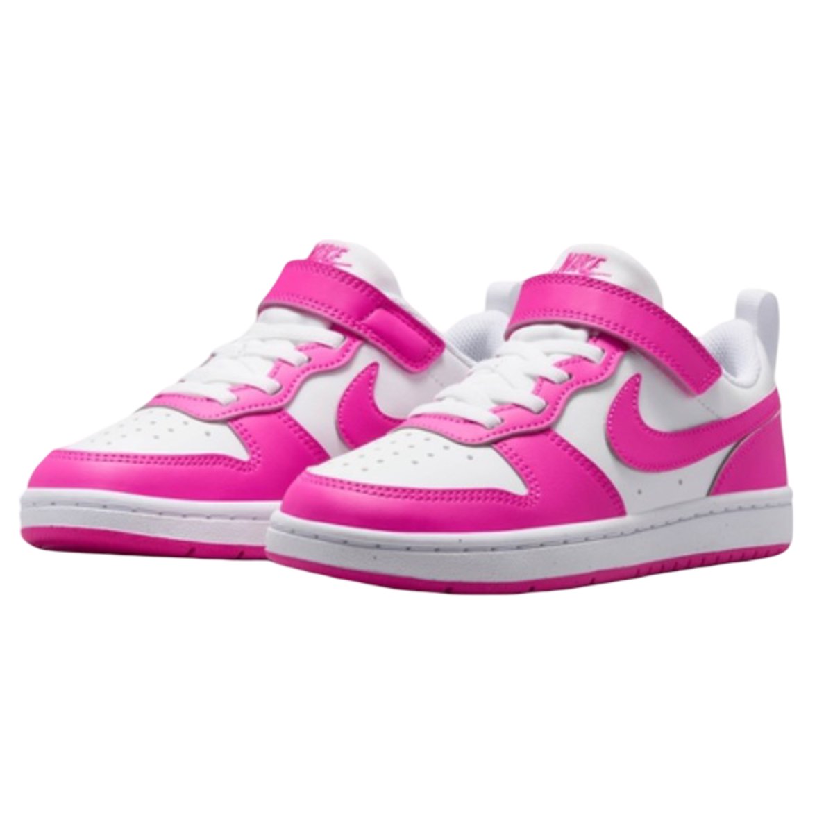 Nike Court Borough Low Recraft Laser Fuchsia Weiß (PS)