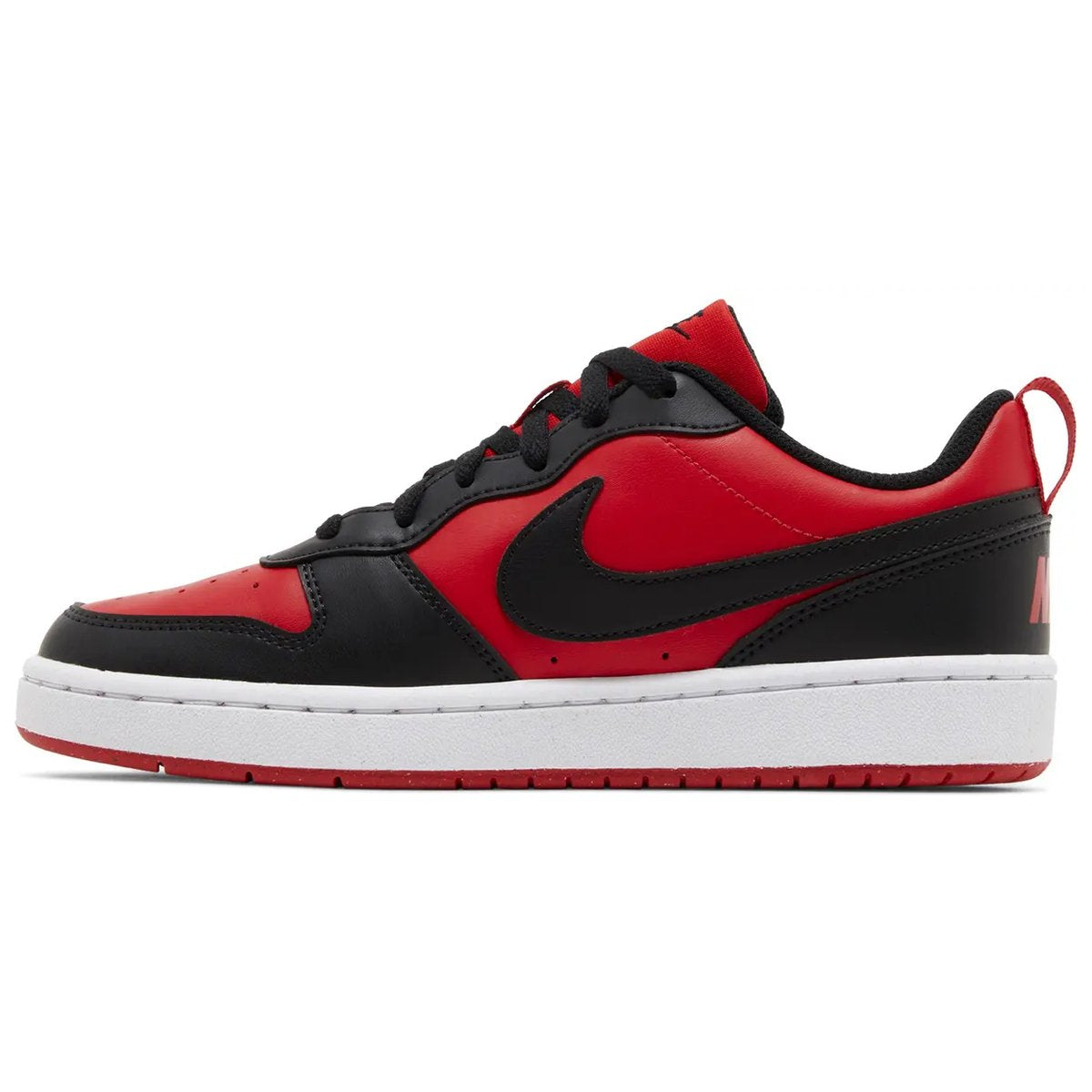 Nike Court Borough Low Recraft University Rot Schwarz (GS)